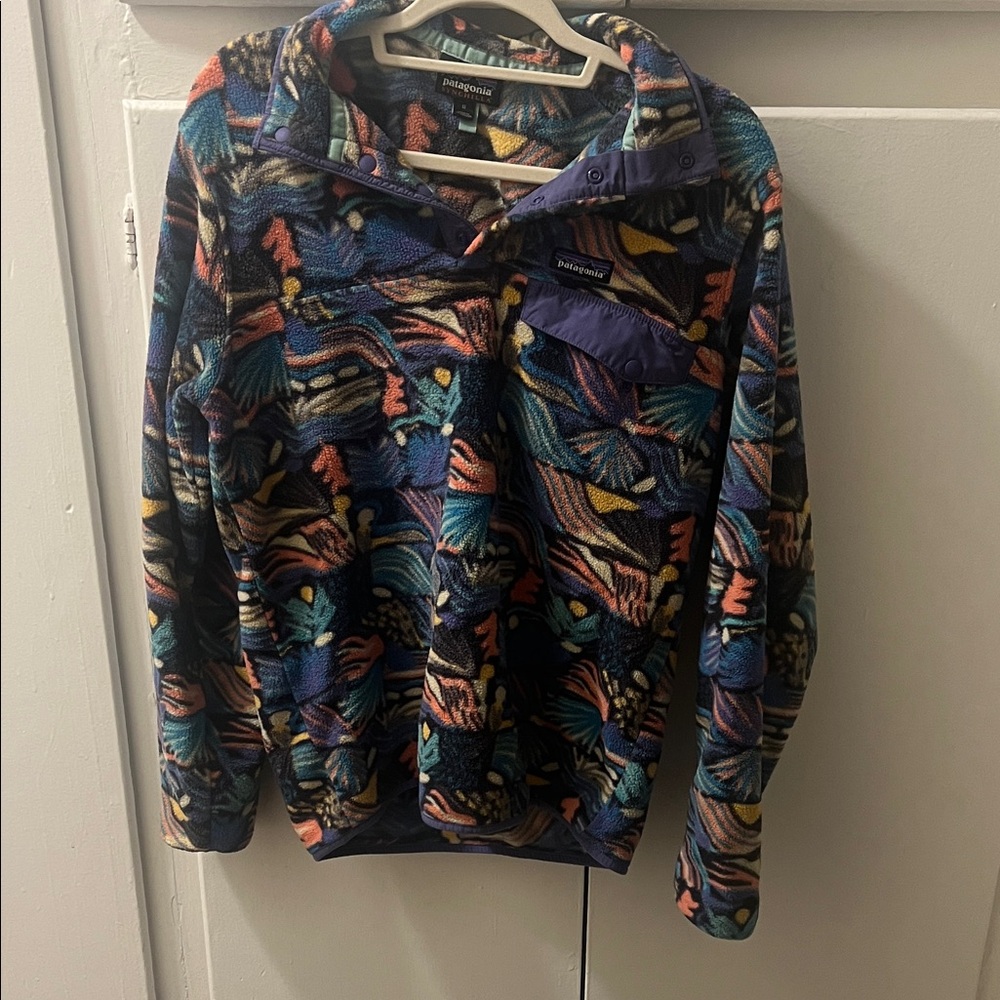 Patagonia Multicolor Patterned Fleece Pullover